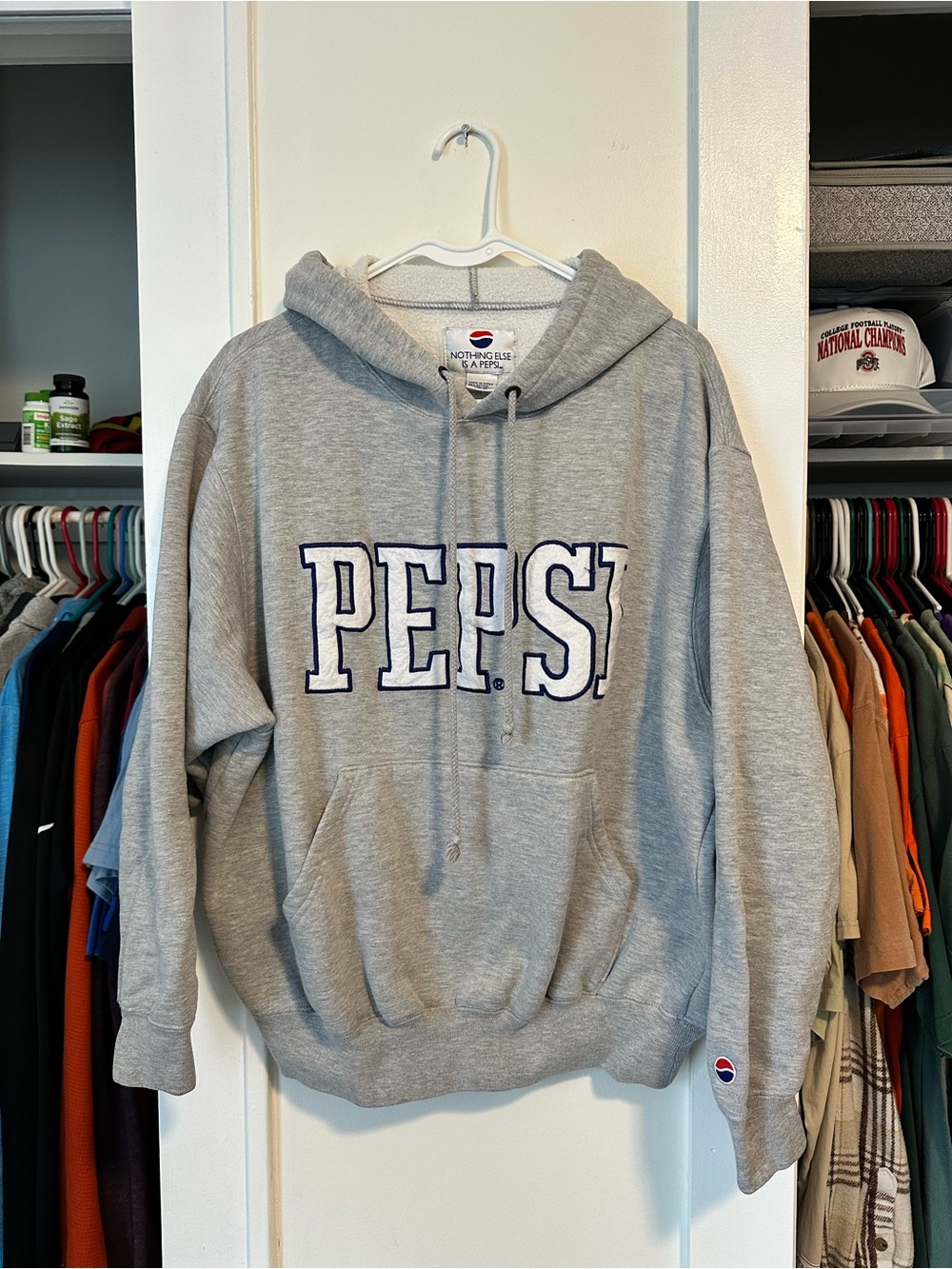Vintage Embroidered Pepsi Hoodie